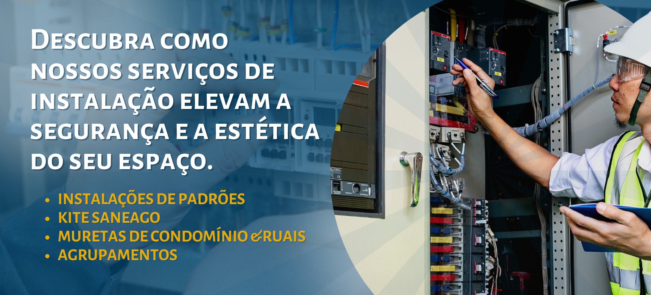 Imagem com os serviços oferecidos descritos